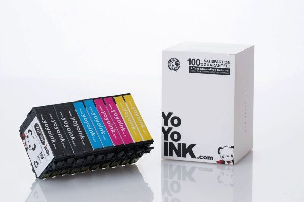 Remanufactured Epson 69 XL High Yield Ink Cartridges: 4 Black
