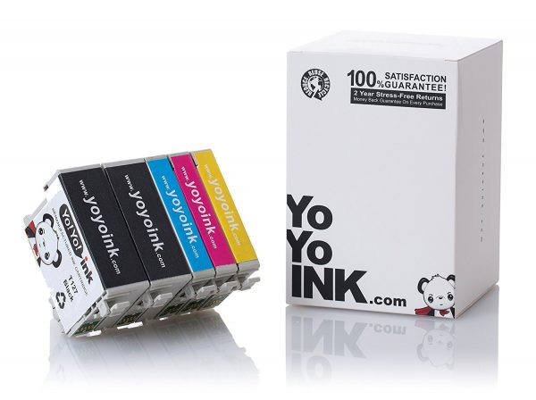Remanufactured Epson 127 XL High Yield Ink Cartridges: 2 Black