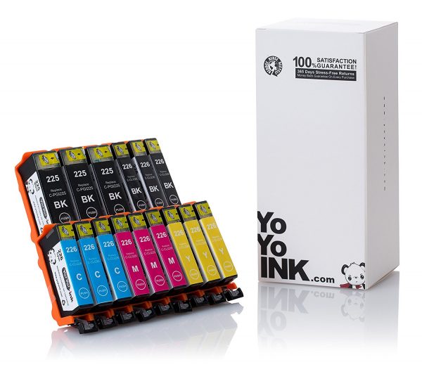 Compatible Canon PGI-225 / CLI-226 XL High Yield Ink Cartridges: 3 Big Black