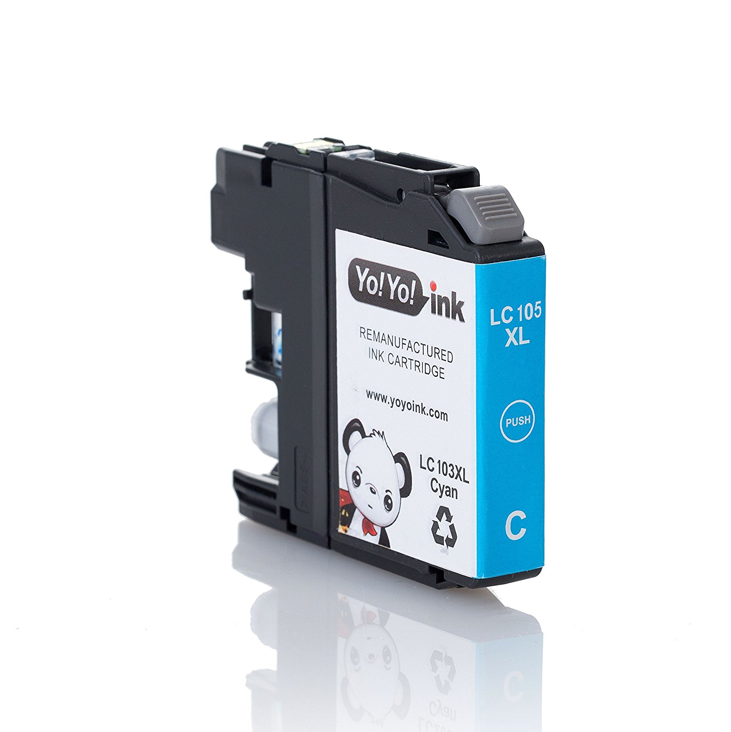 Compatible Brother LC107 / LC105 XXL Super High Yield Ink Cartridges: 4 Black & 2 each of Cyan / Magenta / Yellow (10 Pack)