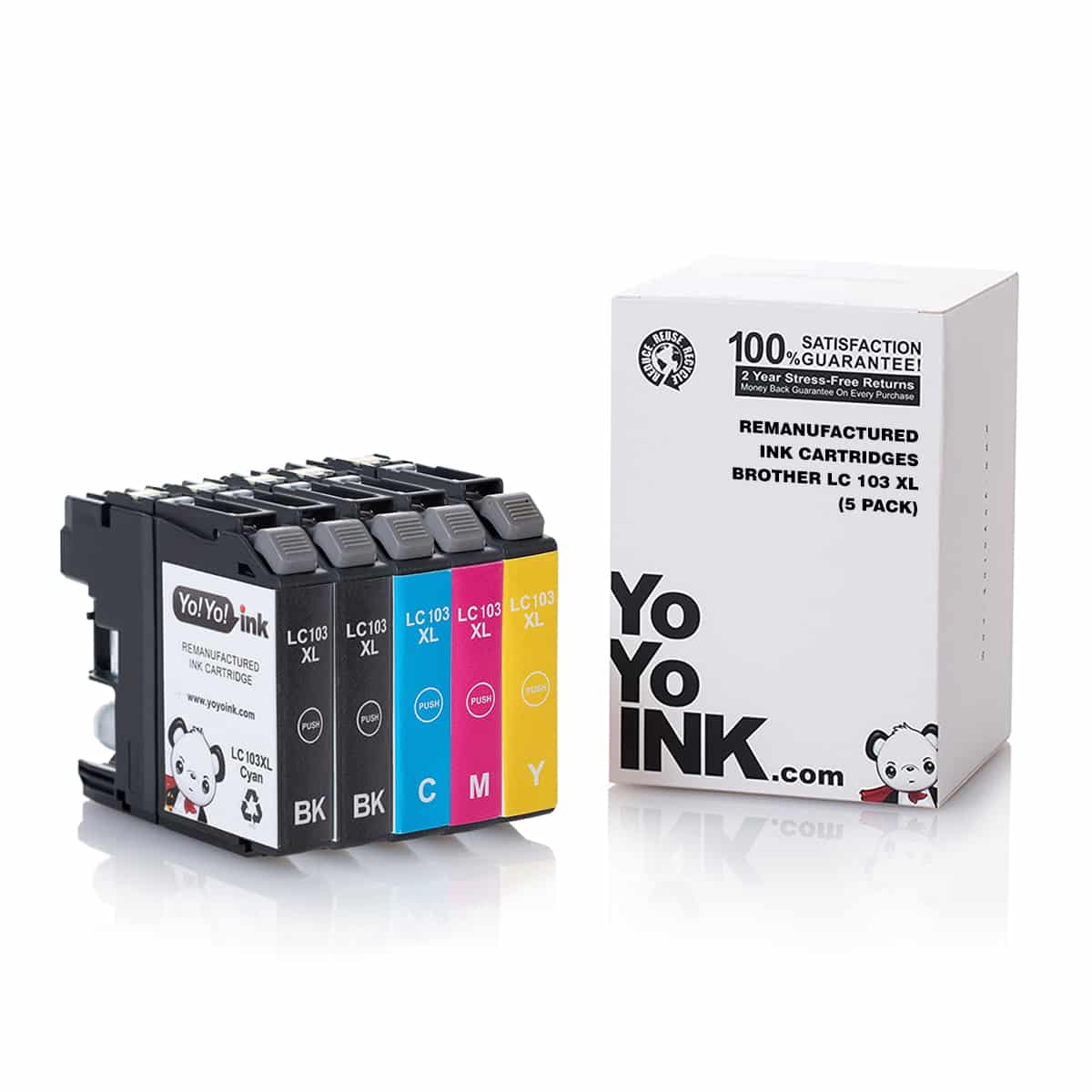 Regan leerling Emuleren Brother LC103 XL Compatible Ink Cartridge 5-Pack | YoyoInk