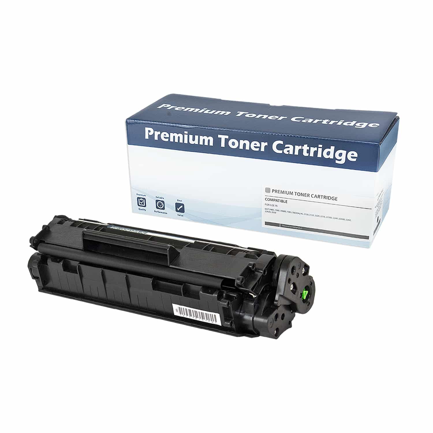 Psykiatri indbildskhed kompression HP 12A Q2612A Black Compatible Toner Cartridge | Printer Ink Cartridges |  YoYoInk