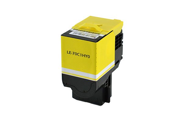 Lexmark 701HY High Yield Yellow Compatible Toner Cartridge