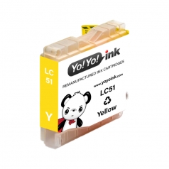 Brother LC51 Yellow Compatible Printer Ink Cartridge