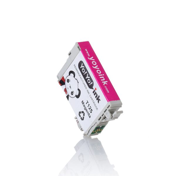 Epson T125 High Yield Magenta Remanufactured Printer Ink Cartridge