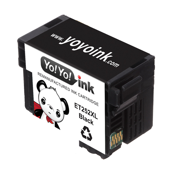 Epson T252 XL High Yield Black Remanufactured Printer Ink Cartridge