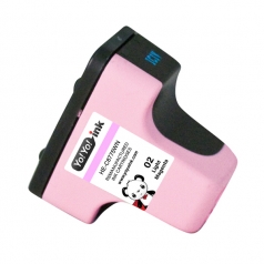 HP 02 Light Magenta Remanufactured Printer Ink Cartridge