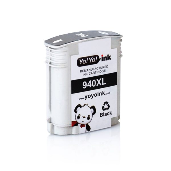 Remanufactured HP 940XL High Yield Black Printer Ink Cartridge