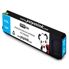 HP 971 XL High Yield Cyan Remanufactured Printer Ink Cartridge