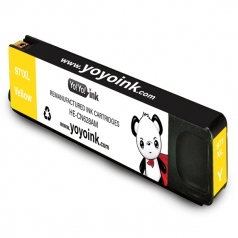 HP 971 XL High Yield Yellow Remanufactured Printer Ink Cartridge